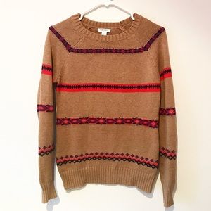 Festive striped sweater